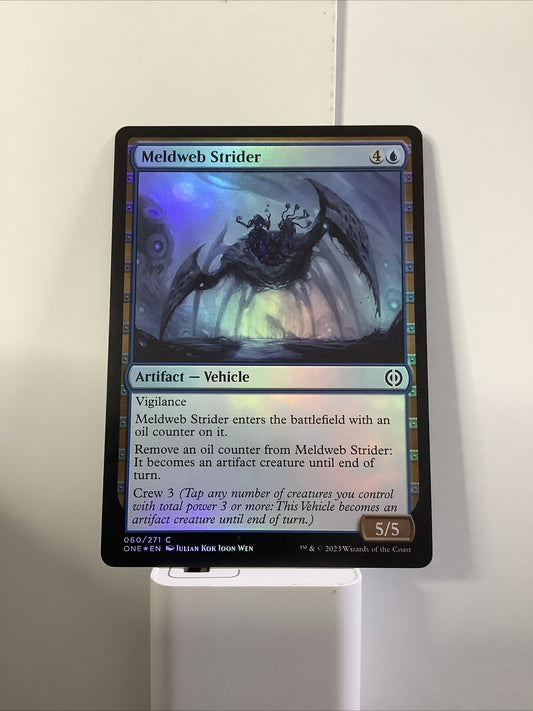 Meldweb Strider foil finish MTG card ONE 060 from DM Vault Co