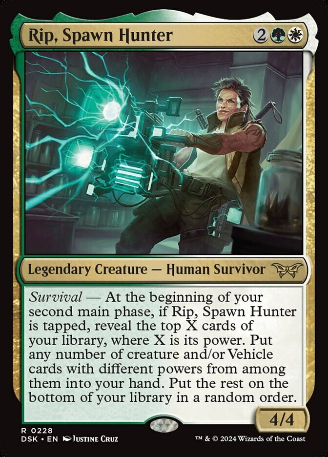 Rip, Spawn Hunter DSK 228 regular finish MTG card from DM Vault Co.