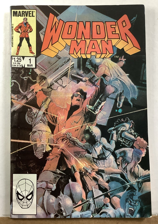 Wonder Man #1 (1986) — Marvel First Solo Title, Captain America Appearance