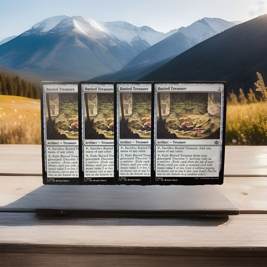 MTG LCI: X4 Buried Treasure (Artifact Treasure) The Lost Caverns of Ixalan  246
