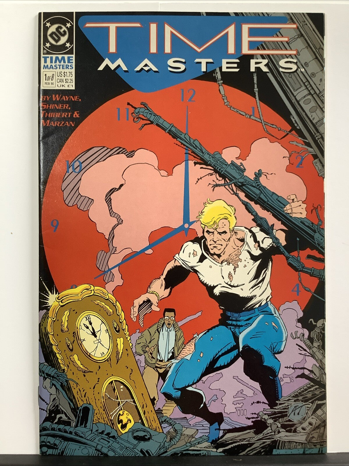 Time Masters #1 (1989) DC Comics cover featuring Rip Hunter.

