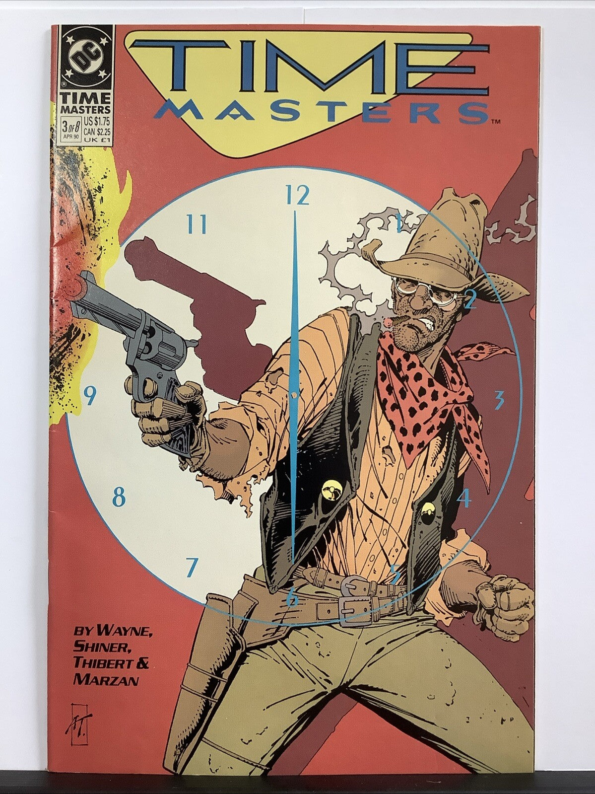 Time Masters #3 (1989) comic cover featuring Rip Hunter and team in the timestream
