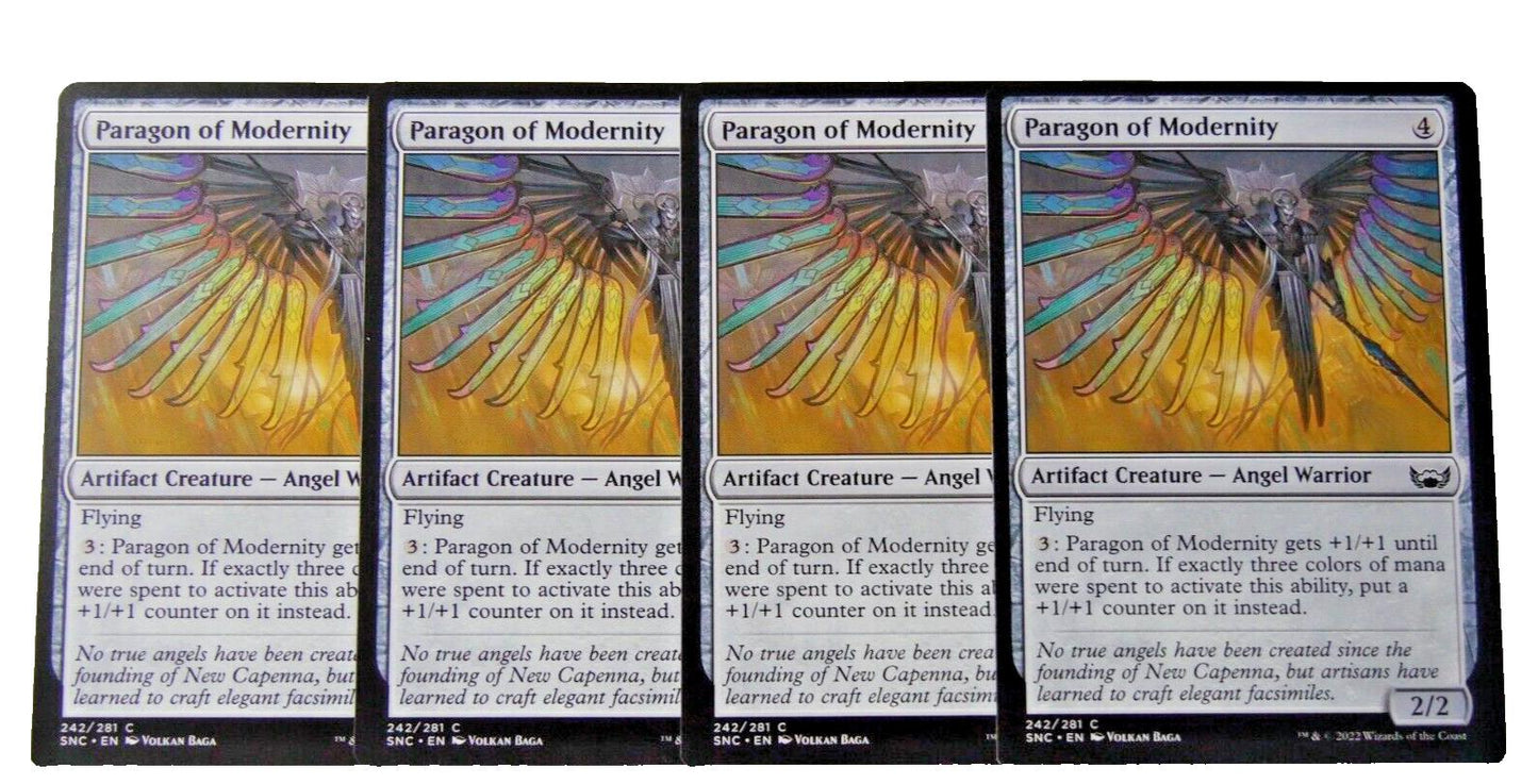 MTG SNC: X4 Paragon of Modernity (Artifact Creature) Streets of New Capenna 242