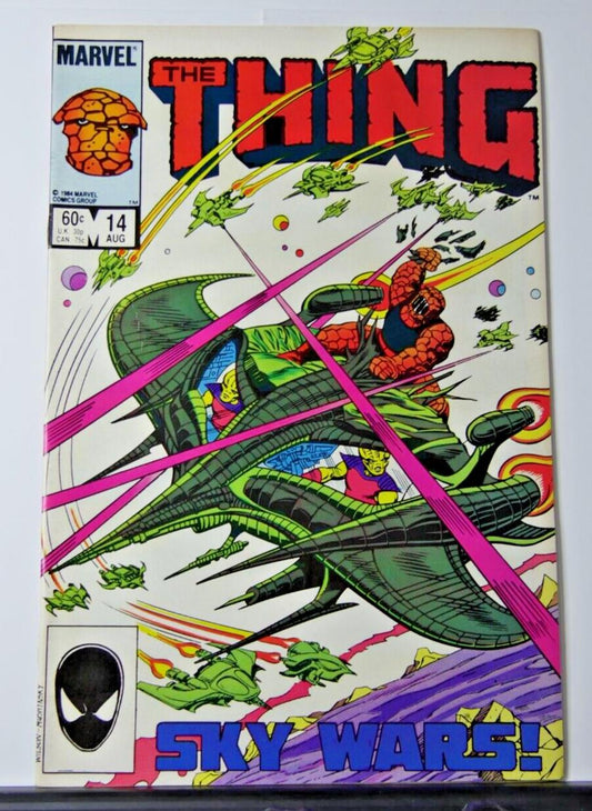 The Thing #14 comic book cover (Marvel Comics 1984)

