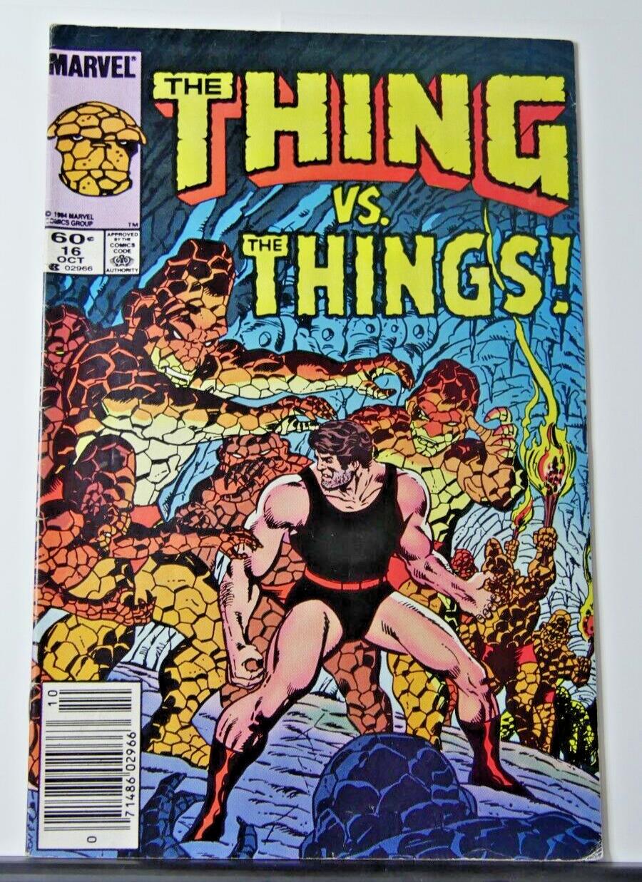The Thing #16 comic book cover (Marvel Comics 1984)
