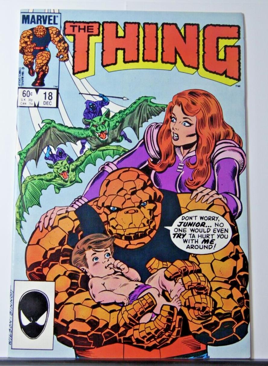 The Thing #18 comic book cover (Marvel Comics 1984)
