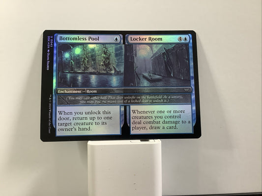 Bottomless Pool // Locker Room DSK 043 Foil MTG Room double-sided card from DM Vault Co