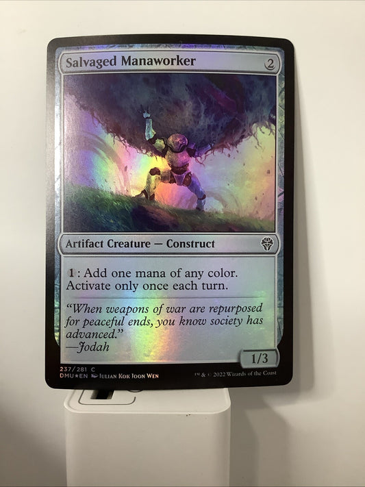 MTG DMU: Salvaged Manaworker (Artifact Creature) Dominaria United Foil 237