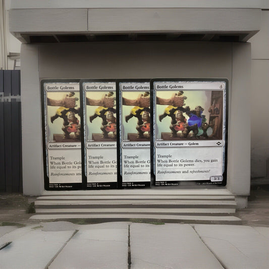 MTG MH2: X4 Bottle Golems (Artifact Creature) Common 222 Modern Horizons 2