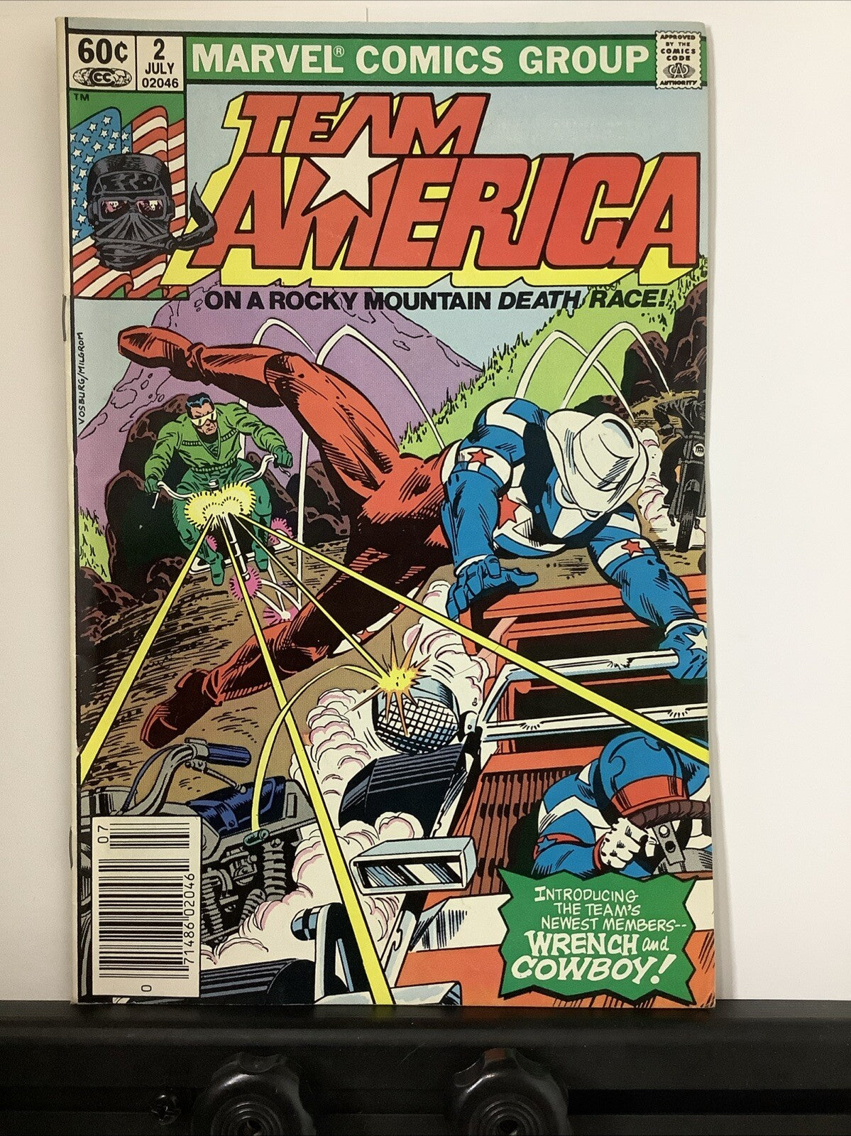 Team America #2 comic book cover (Marvel Comics 1982)

