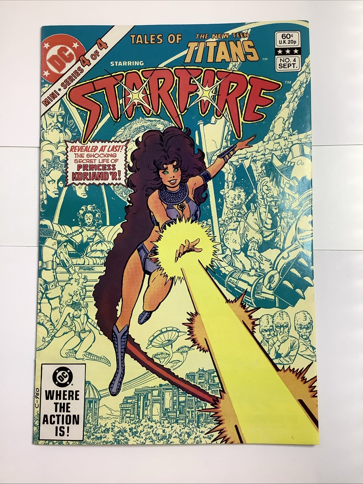 Tales of the New Teen Titans #4 (1982) — Direct Edition — DC Comics
