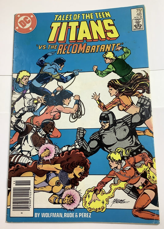 Tales of the Teen Titans #48 (1984) — Newsstand Edition — DC Comics
