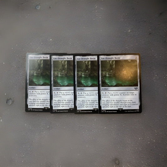 Ent-Draught Basin LTR 238 regular MTG artifact card x4 by DM Vault Co