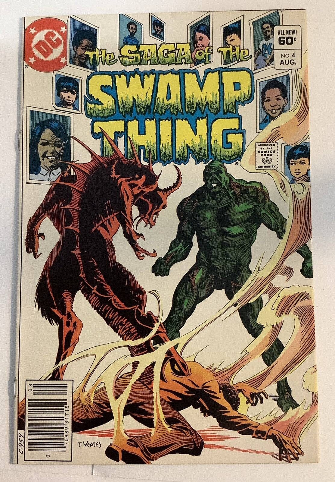 The Saga of the Swamp Thing (1982) #4 — Newsstand Edition (NSW)