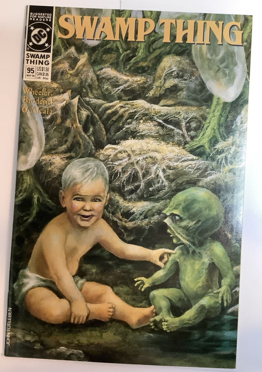 Swamp Thing #95 (1990) — Direct Edition — DC Comics
