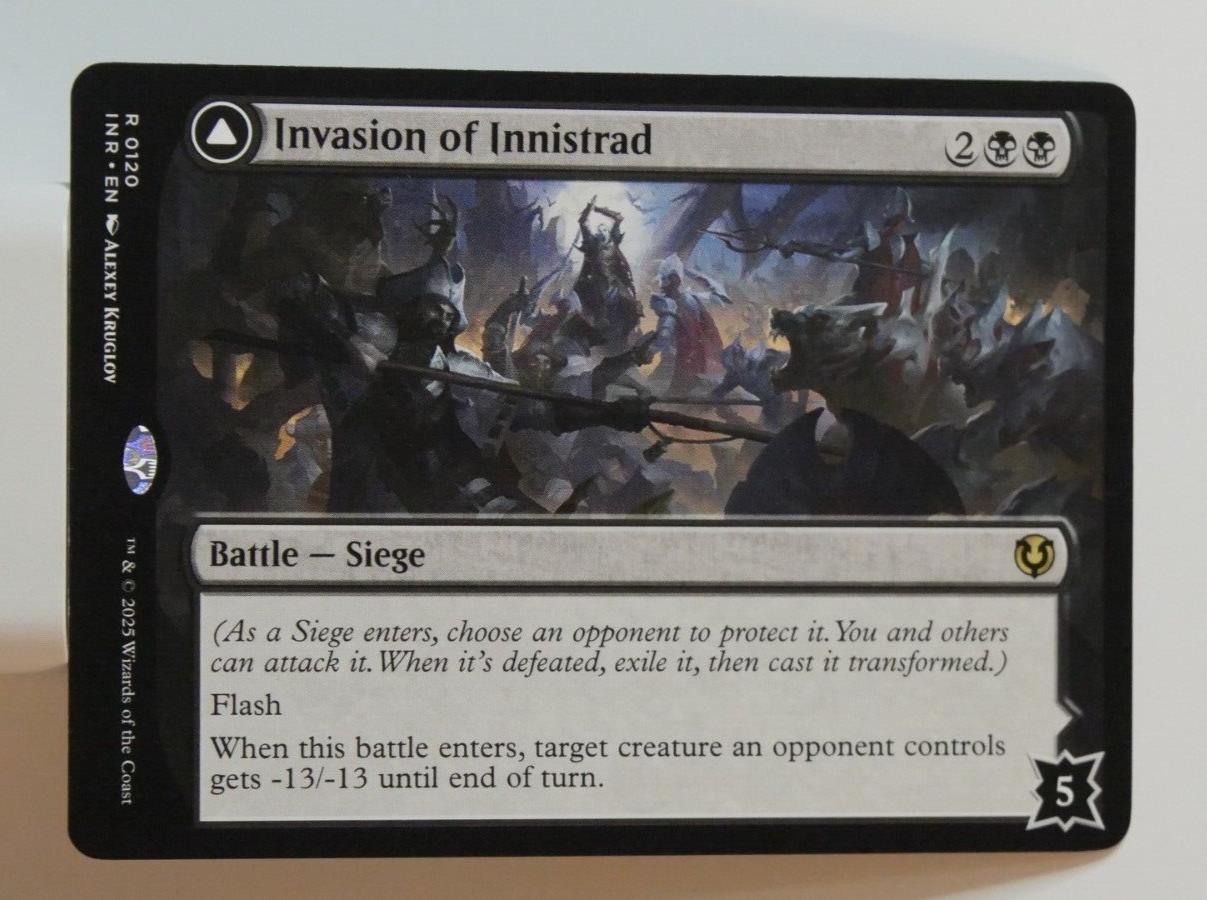 Invasion of Innistrad 0120 Innistrad Remastered MTG battle siege card