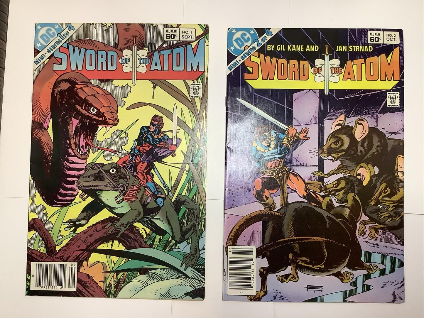 Sword of the Atom (1983) #1–4 — Complete Series Set — Gil Kane Art