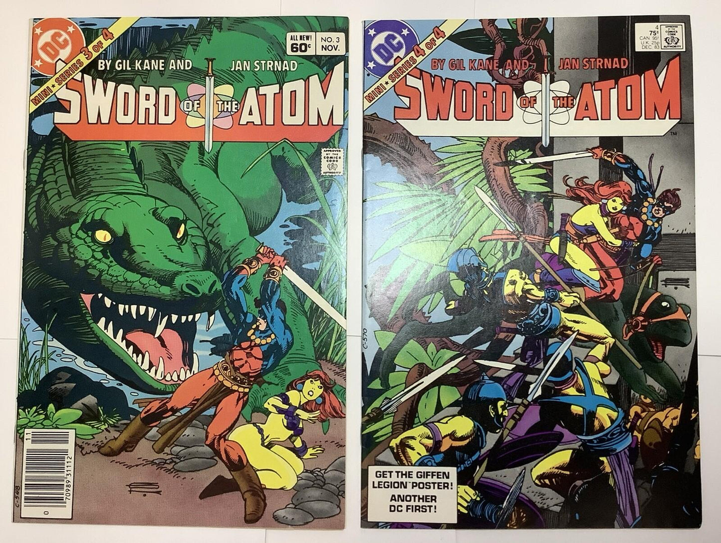 Sword of the Atom (1983) #1–4 — Complete Series Set — Gil Kane Art