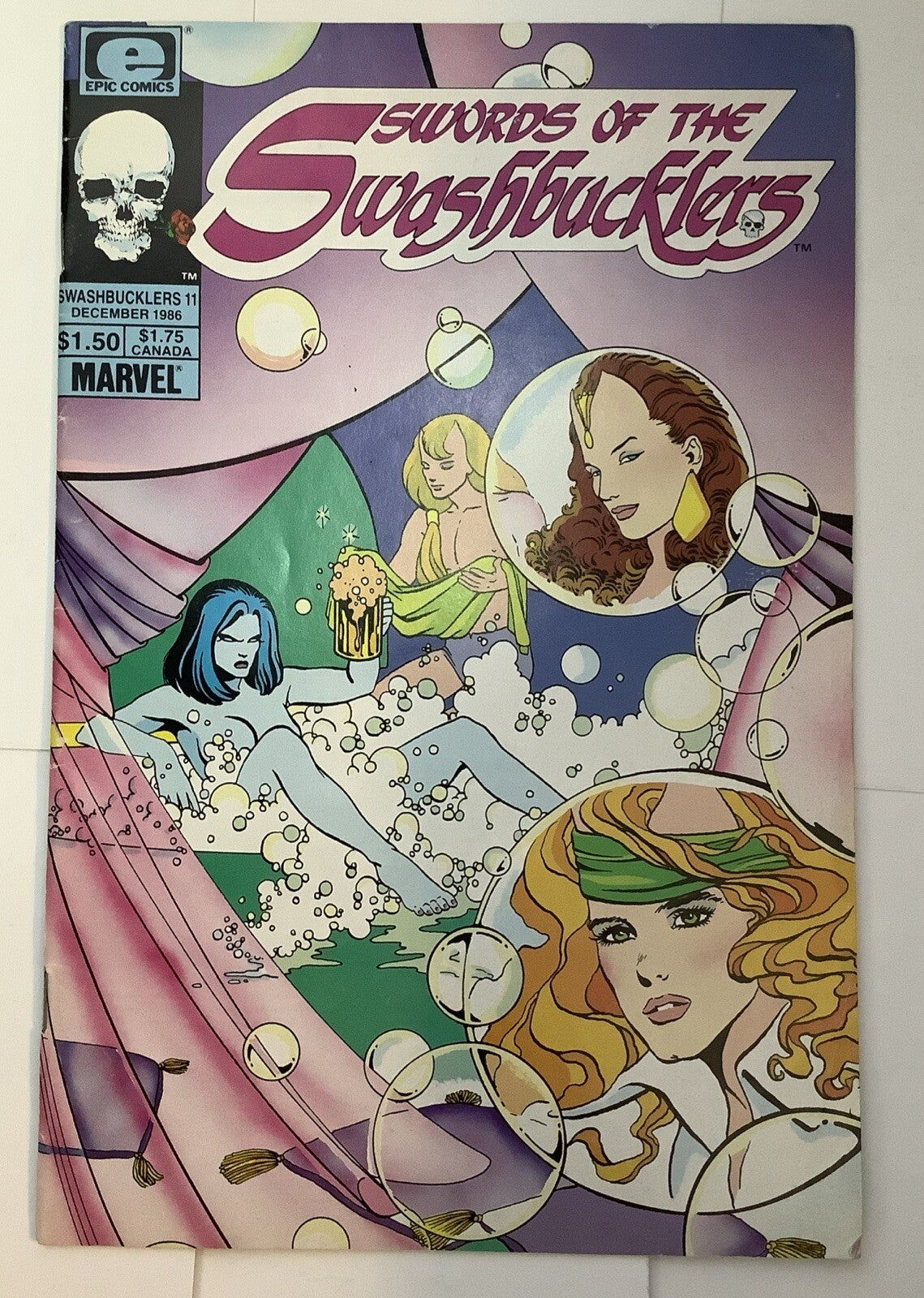 Swords of the Swashbucklers #11 (1986) — Direct Edition — Marvel Comics
