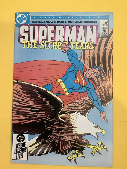 Superman: The Secret Years #4 (1985) — Direct Edition — DC Comics
