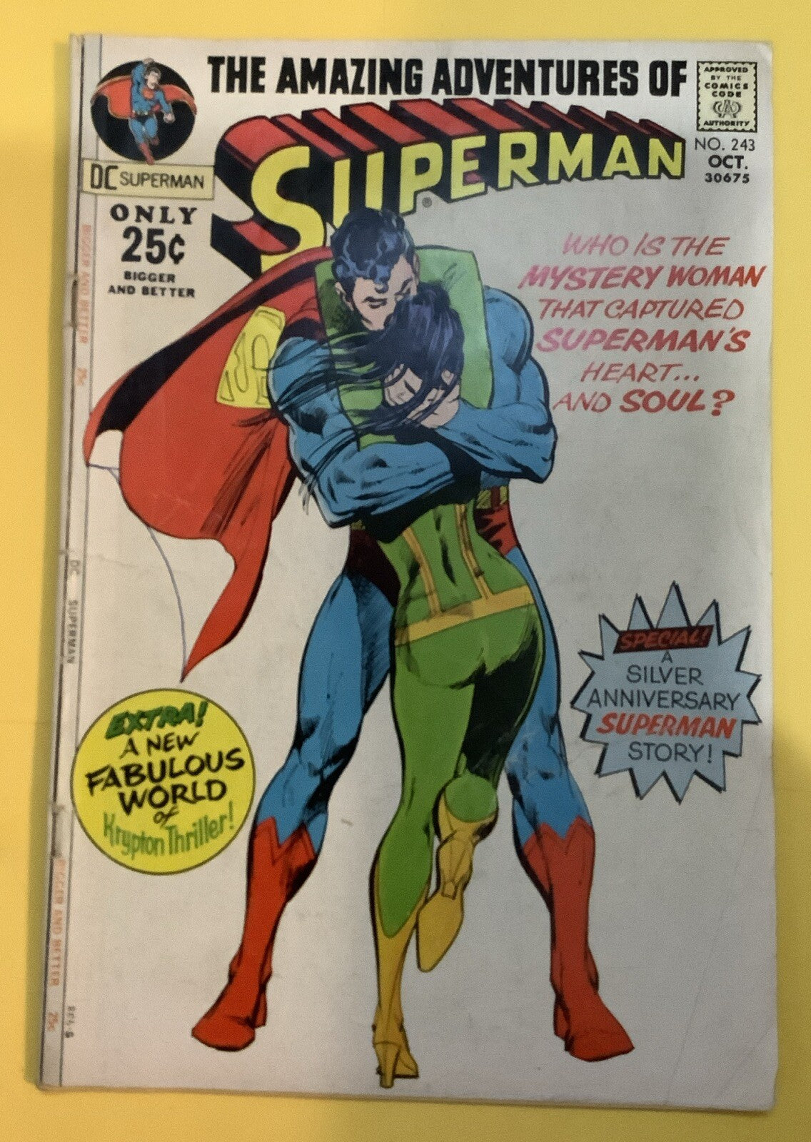 The Amazing Adventures of Superman #243 — DC Comics — October 1971 — Direct Edition
