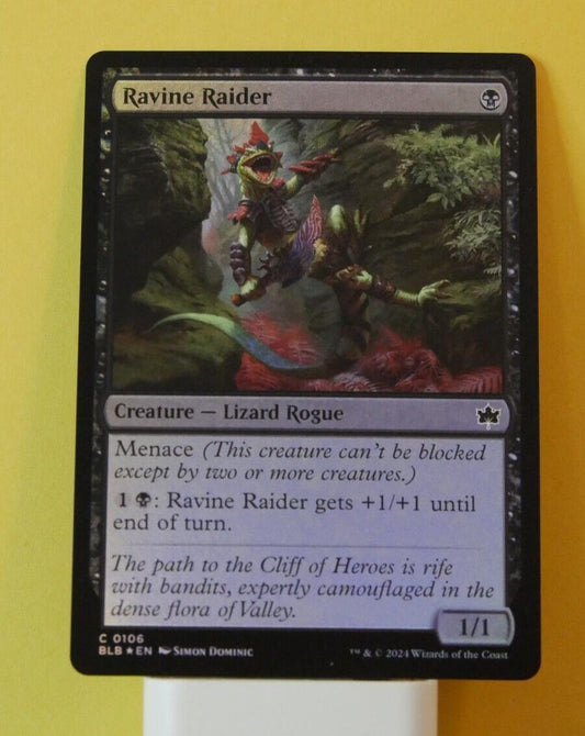 Ravine Raider Bloomburrow foil common Magic the Gathering card