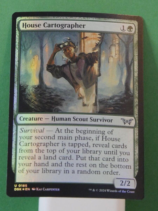 MTG DSK: House Cartographer (Creature Human Scout Survivor) Uncommon 185 Foil
