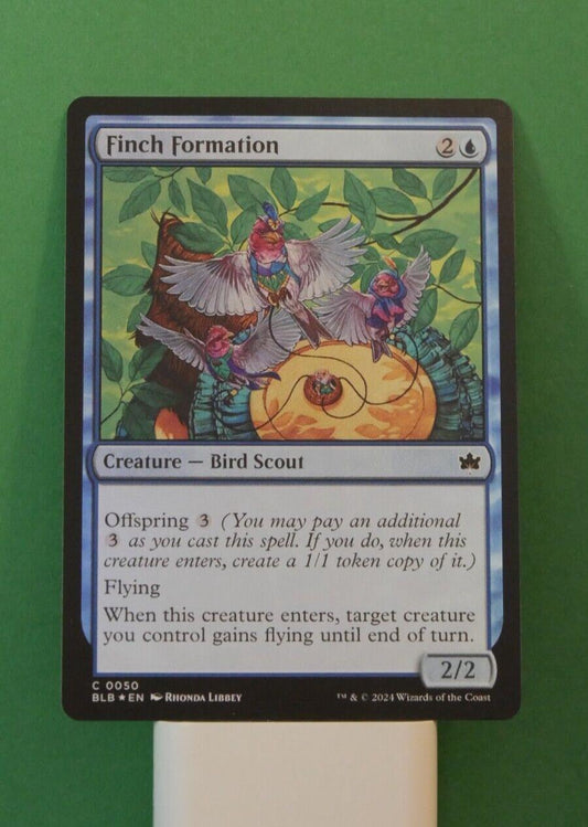 Finch Formation BLB #50 Foil from Bloomburrow.