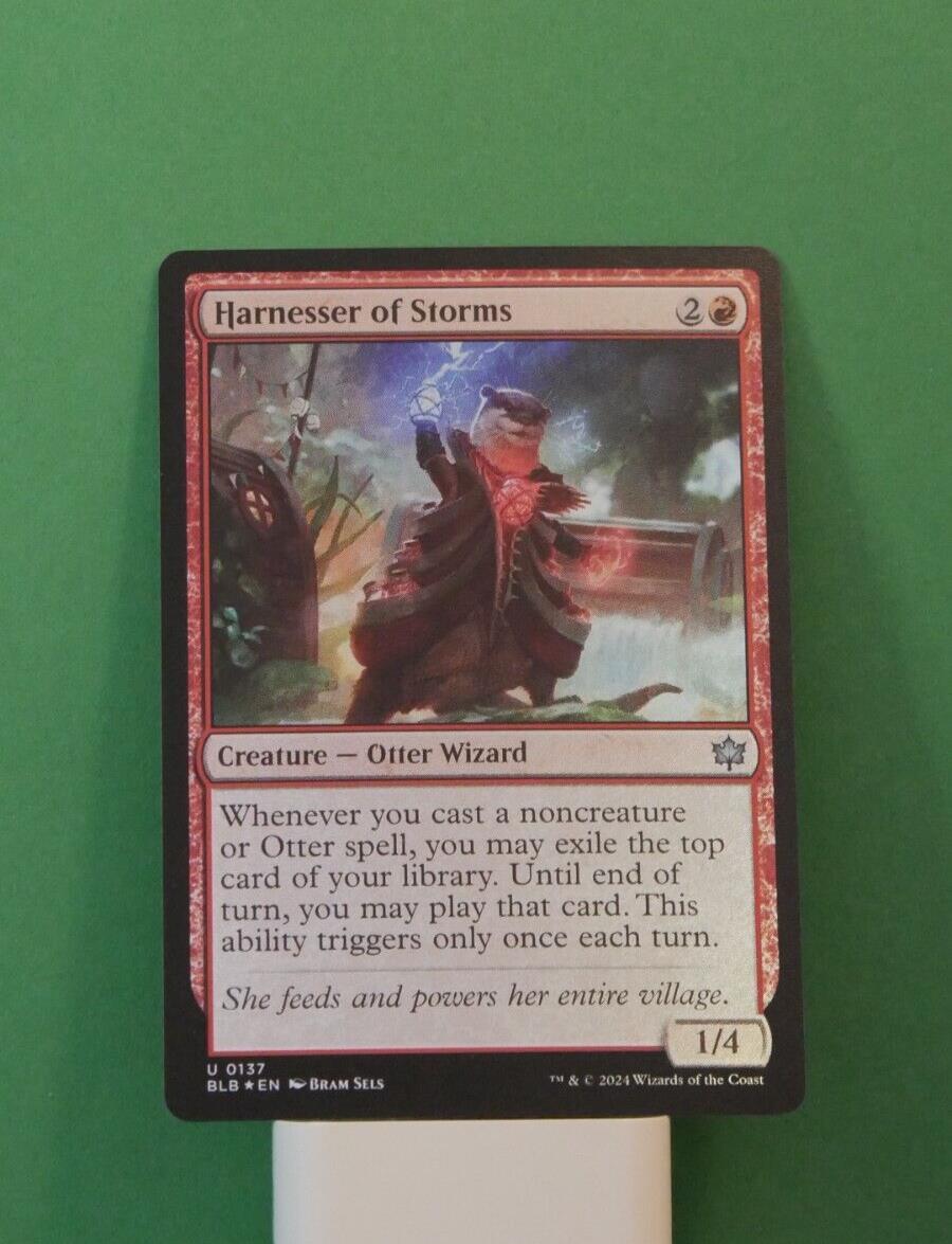 Harnesser of Storms BLB 137 Foil from Bloomburrow.