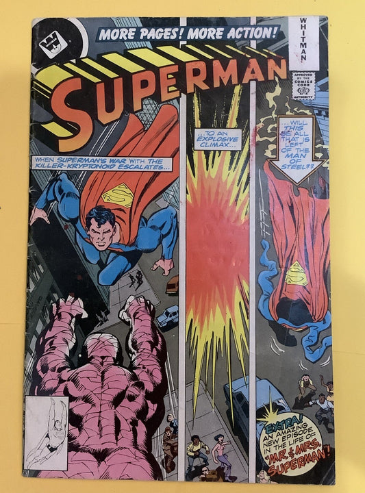 Superman #329 — DC Comics — November 1978 — Whitman Logo Edition
