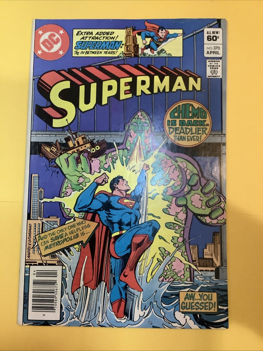 Superman #370 — DC Comics — April 1982 — Direct Edition
