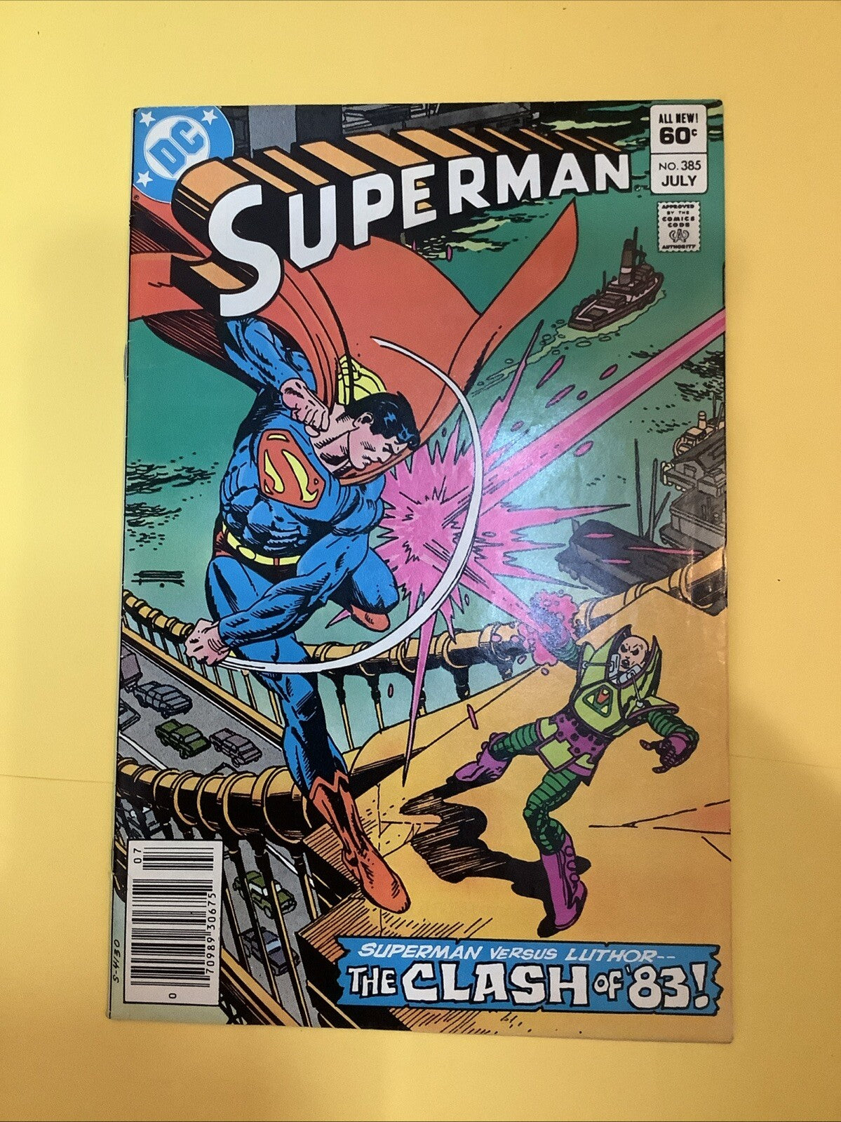 Superman #385 — DC Comics — July 1983 — Direct Edition

