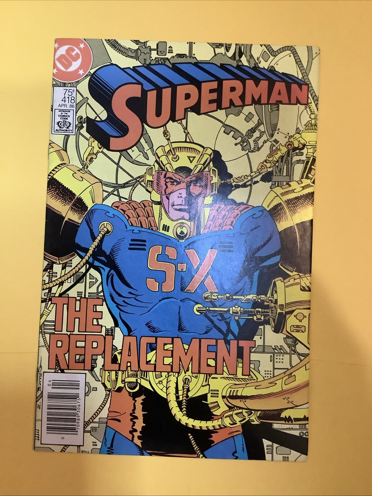 Superman #418 — DC Comics — April 1986 — Newsstand Edition
