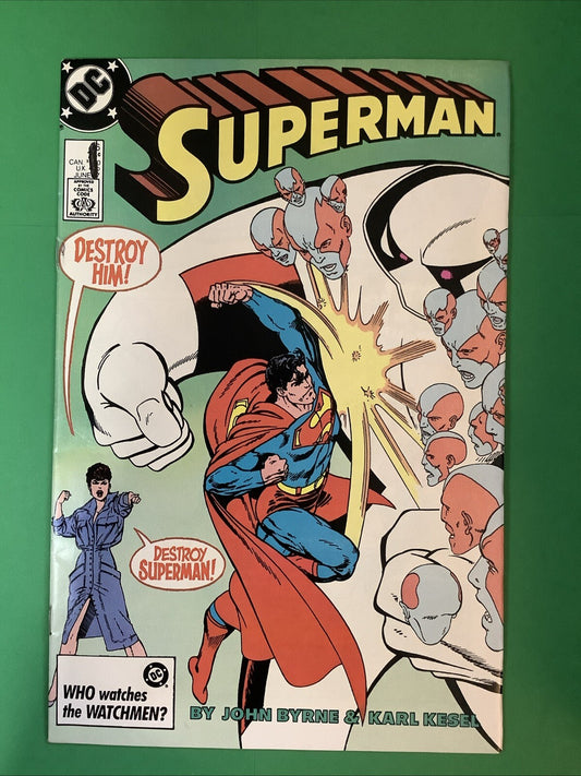 Superman #6 — DC Comics — June 1987 — Newsstand Edition
