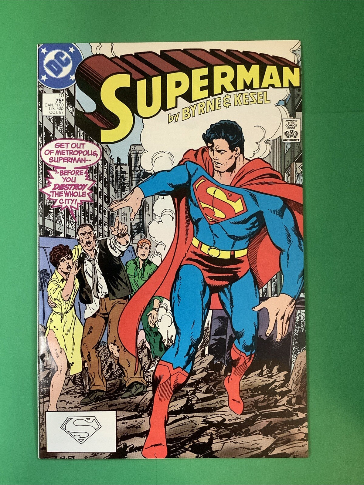 Superman #10 — DC Comics — October 1987 — Direct Edition
