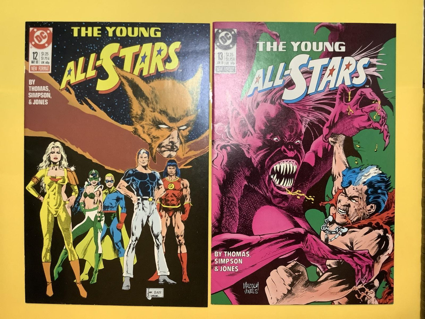 Young All-Stars #10–15 DC 1988 6-Issue Run Iron Munro Arc