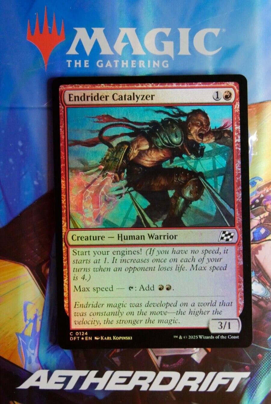 Endrider Catalyzer Foil #124 from Aetherdrift.