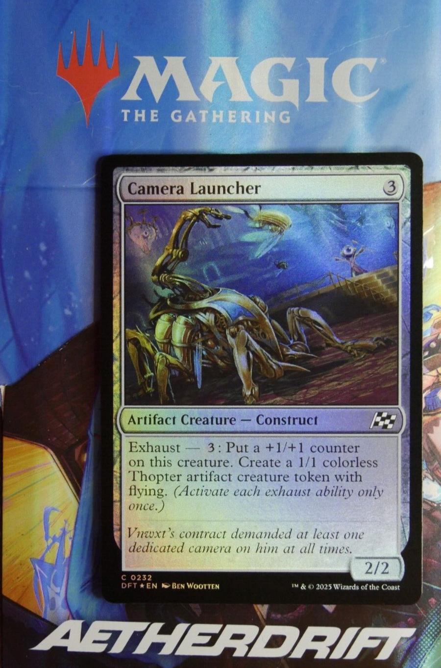 Camera Launcher — Aetherdrift — Foil Uncommon — 232
