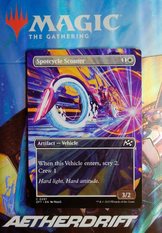 Spotcycle Scouter — Aetherdrift — Full Art Foil Common — 297
