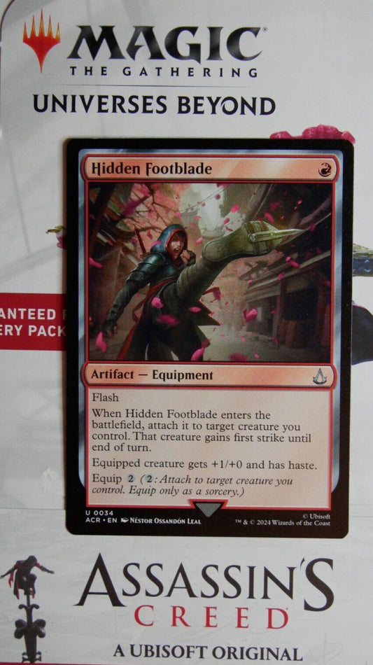Hidden Footblade ACR 034 regular MTG card front