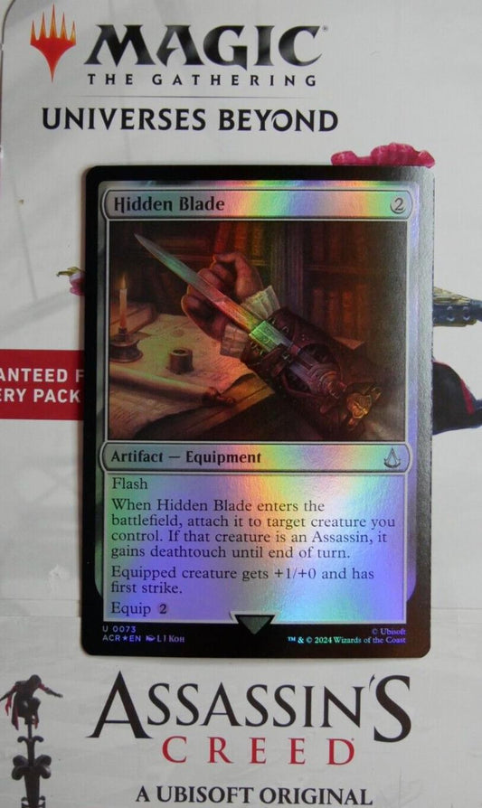 MTG ACR: Hidden Blade (Artifact Equipment) Regular Uncommon 0073 Foil