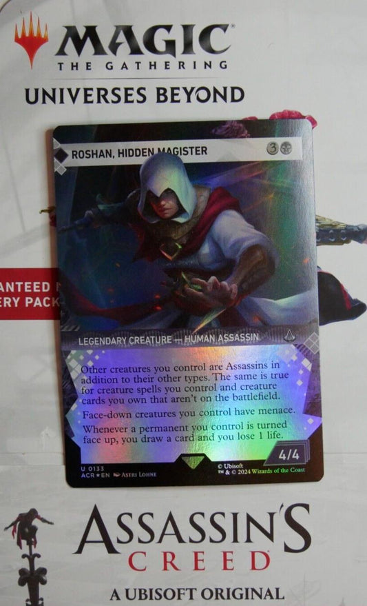 Roshan, Hidden Magister Foil MTG card from Assassin’s Creed ACR 133 by DM Vault Co