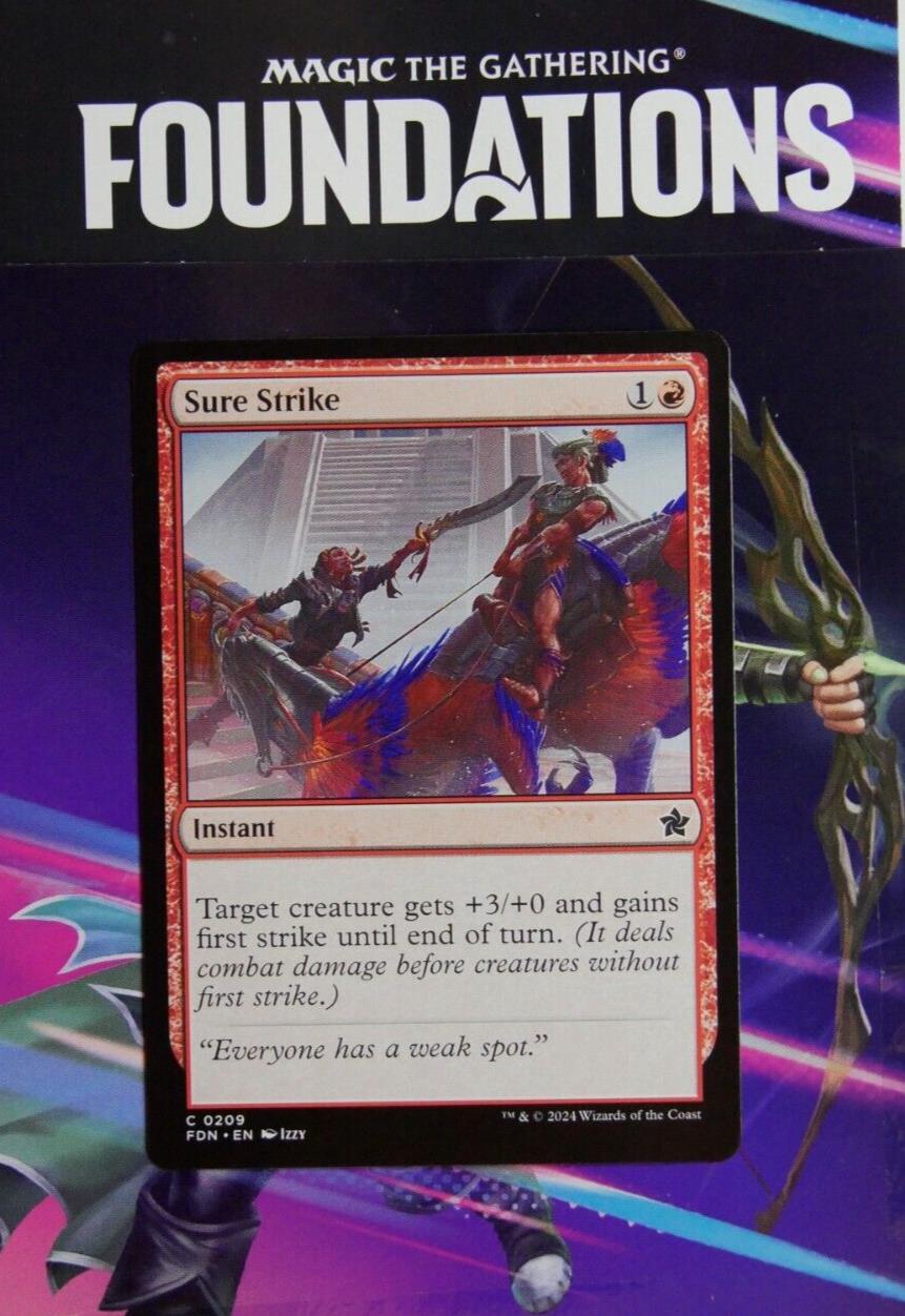Sure Strike Regular #209 from Foundations.