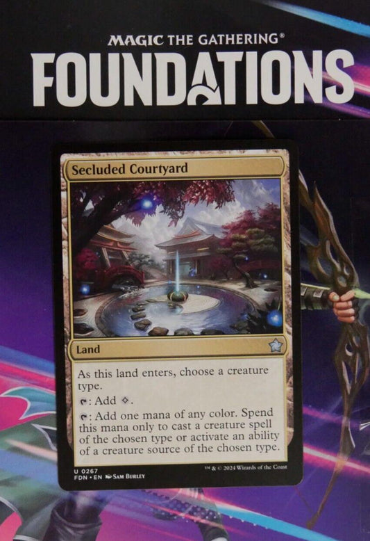 Secluded Courtyard FDN 267 MTG card | DM Vault Co.