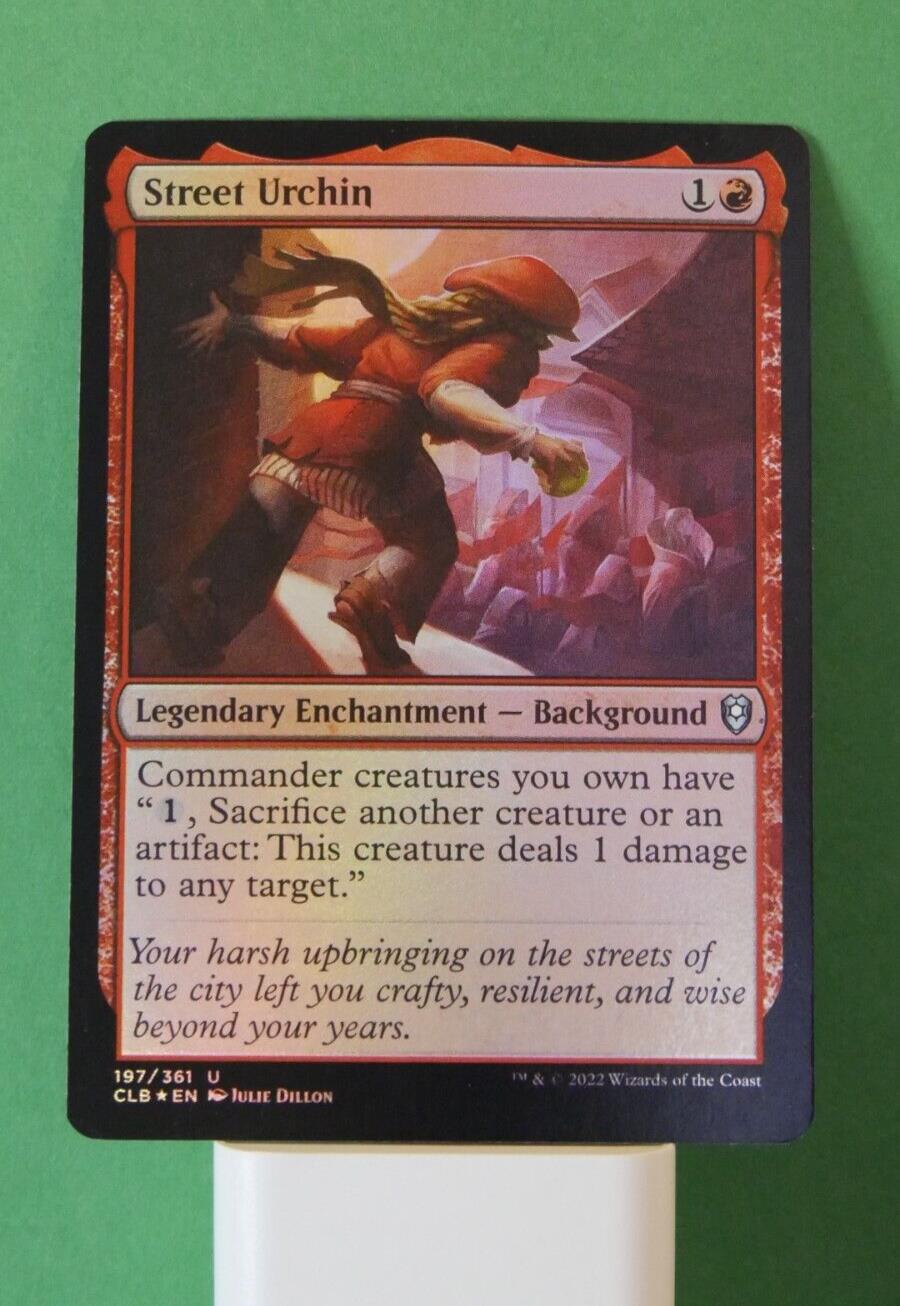 Street Urchin #197 foil from Commander Legends: Battle for Baldur's Gate.