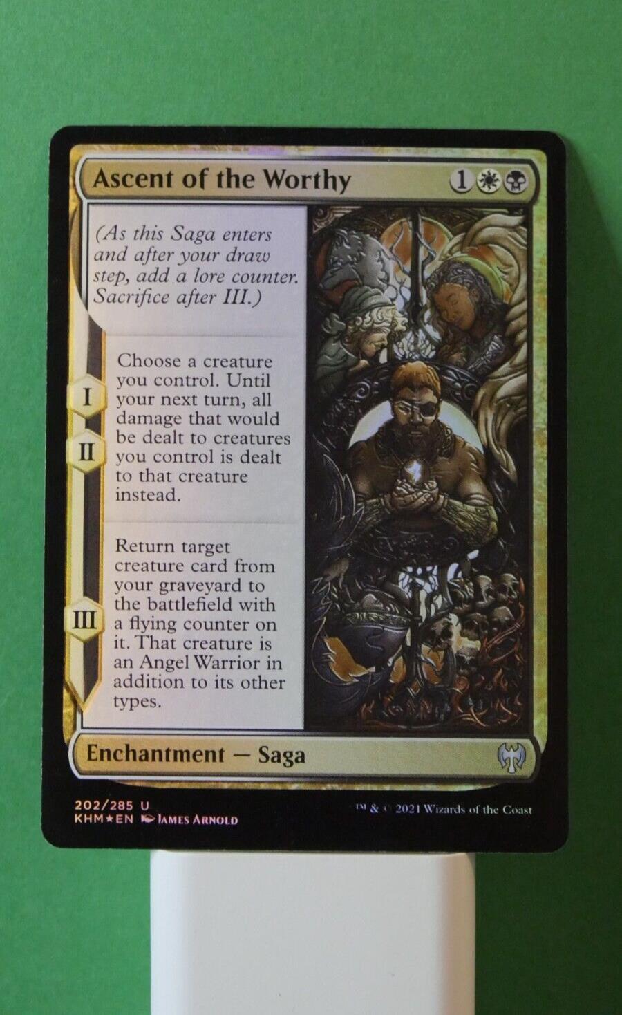 MTG KHM: Ascent of the Worthy (Enchantment) Kaldheim Uncommon 202/285