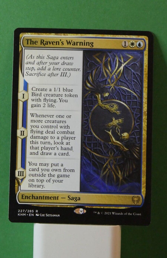MTG KHM: The Raven's Warning (Enchantment) Kaldheim Regular Rare 227/285