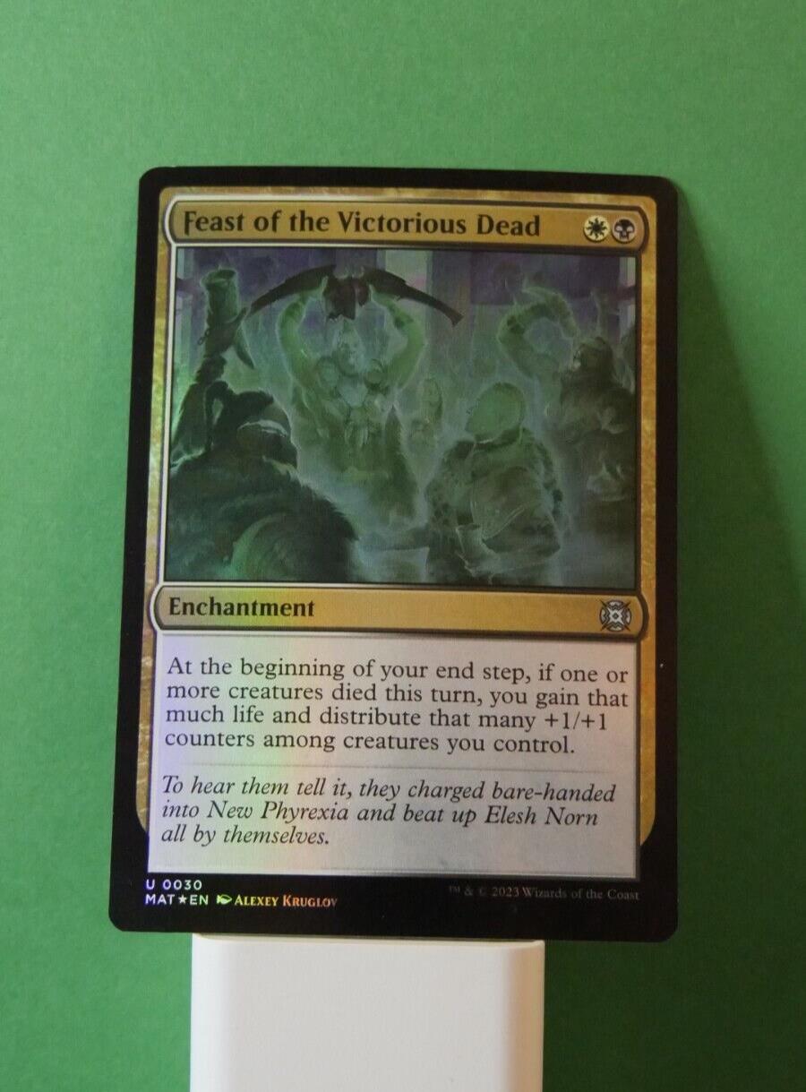Feast of the Victorious Dead foil enchantment card from March of the Machine The Aftermath 0030
