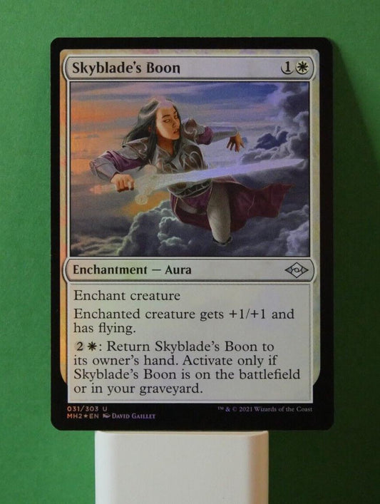 MTG MH2: Skyblade's Boon (Enchantment Aura) Foil 031 Uncommon Modern Horizons 2
