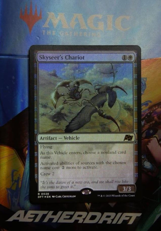 Skyseer's Chariot — Aetherdrift — Foil Rare — 028

